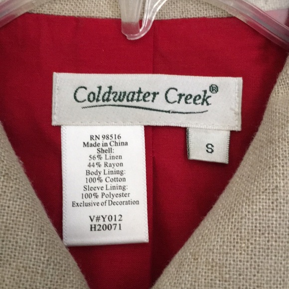 Linen/rayon embellished jacket - Picture 2 of 3